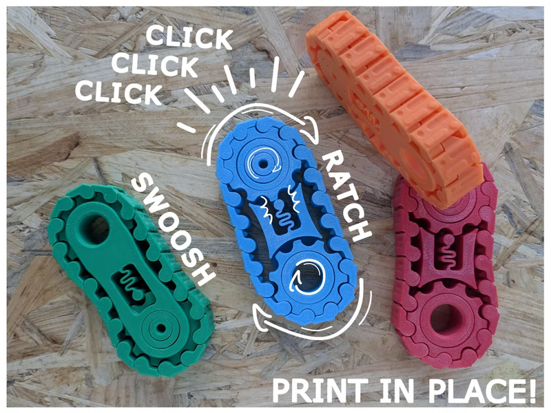 Ratch Click & Swoosh Fidget | Profesyonel Stres Giderici