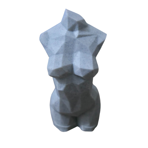 Modern Geometrik Kadın Gövdesi Biblo