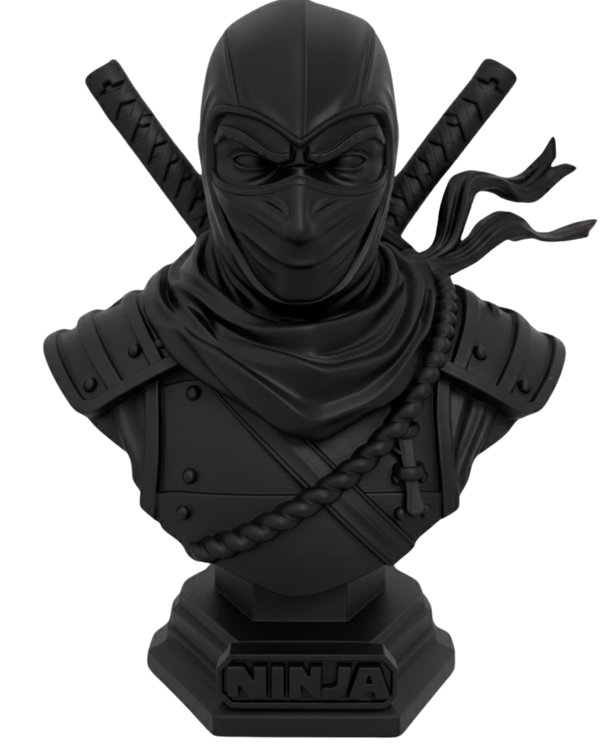 Gizemli Ninja Savaşçısı Heykeli