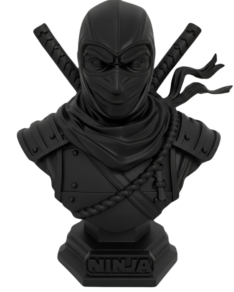 Gizemli Ninja Savaşçısı Heykeli