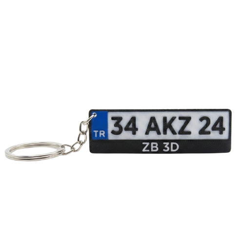 Kişiye Özel Plaka Anahtarlık