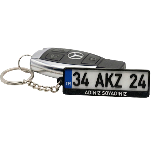 Kişiye Özel Plaka Anahtarlık