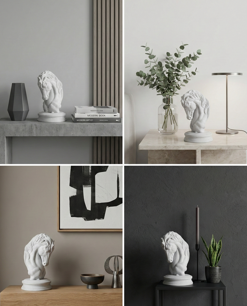 Modern At Başı Heykeli